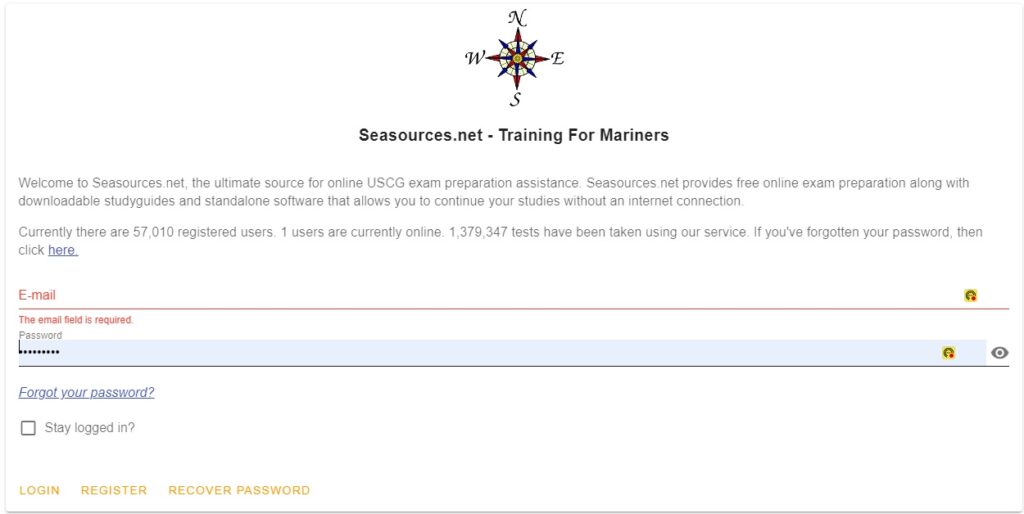 Navigating SeaSources Online Study. - SeaSources.net, Training For Mariners