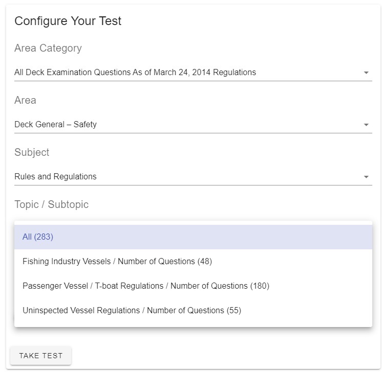 configure rules and regulations in seasources online study.